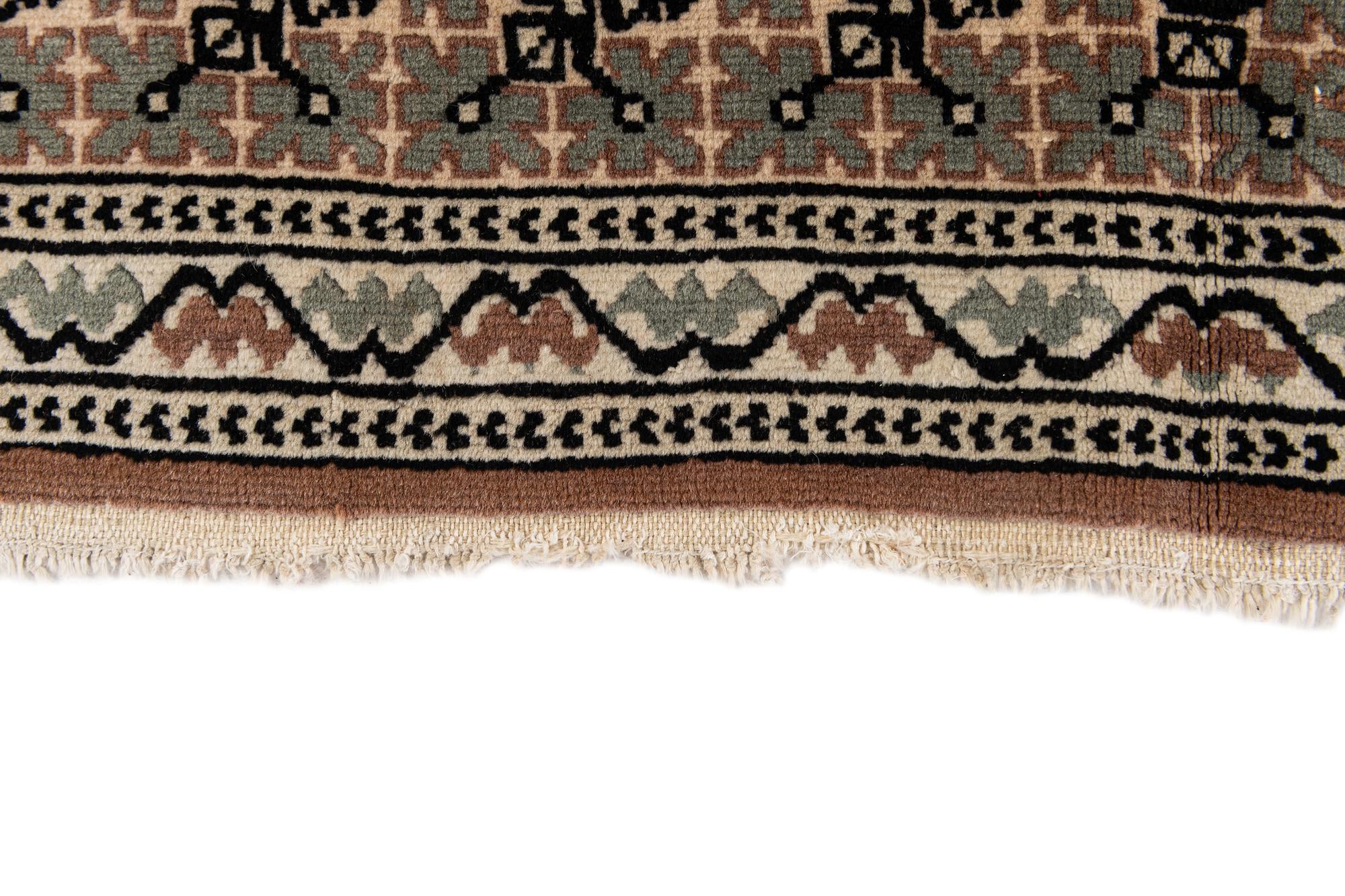 170cm x 240cm anudado a mano Lahour Alfombra Oriental Lana