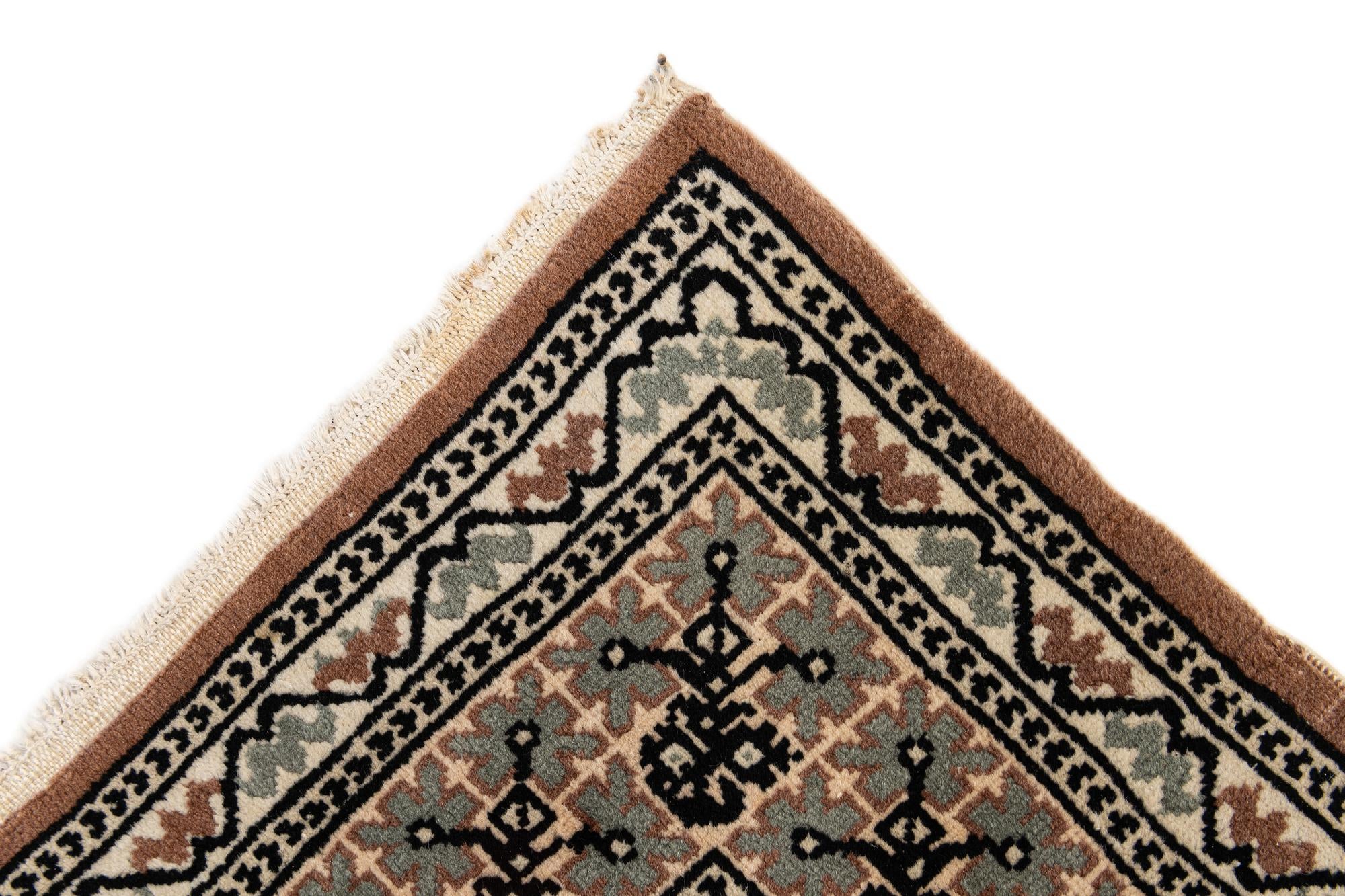 170cm x 240cm anudado a mano Lahour Alfombra Oriental Lana