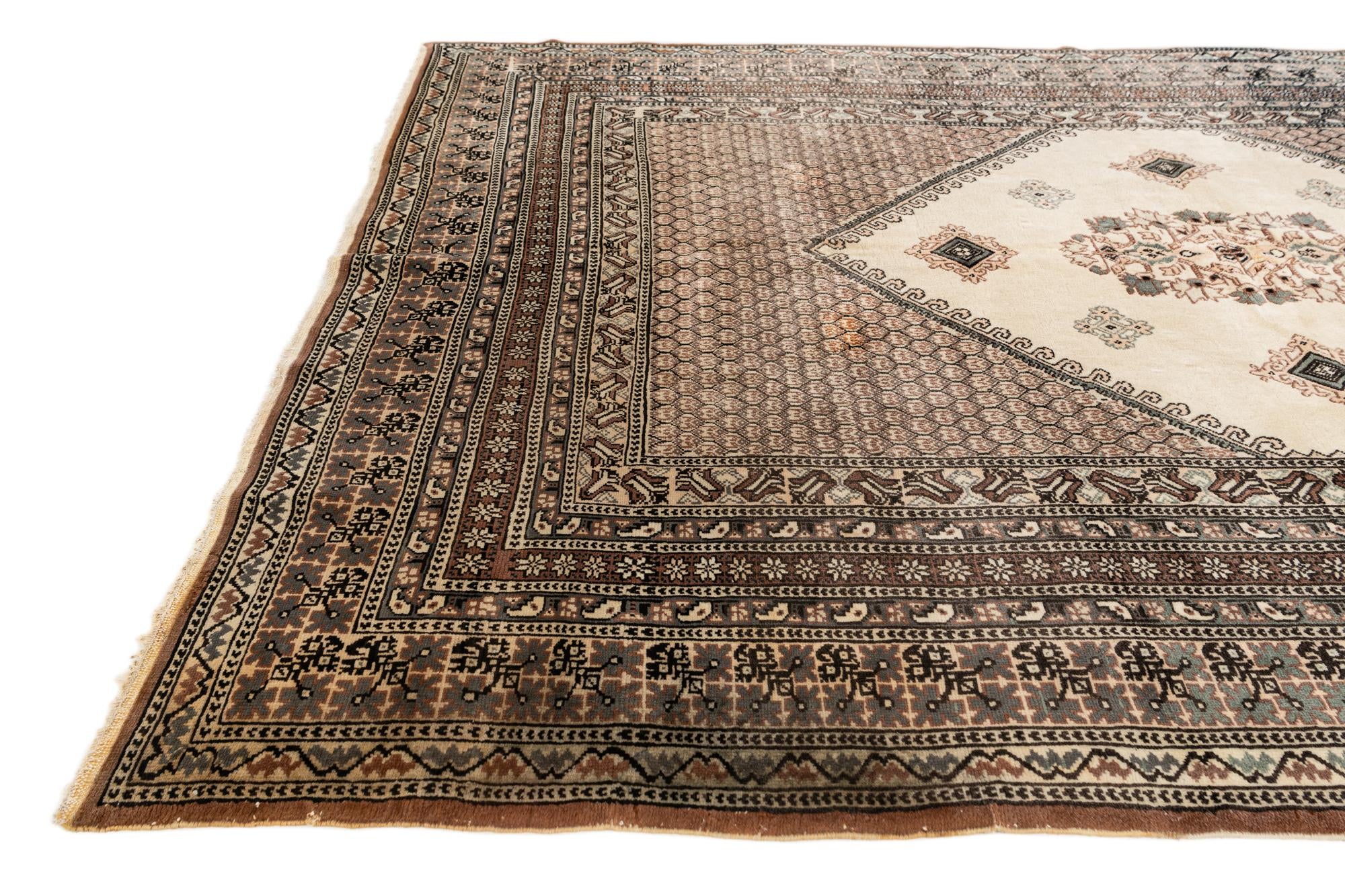 170cm x 240cm anudado a mano Lahour Alfombra Oriental Lana