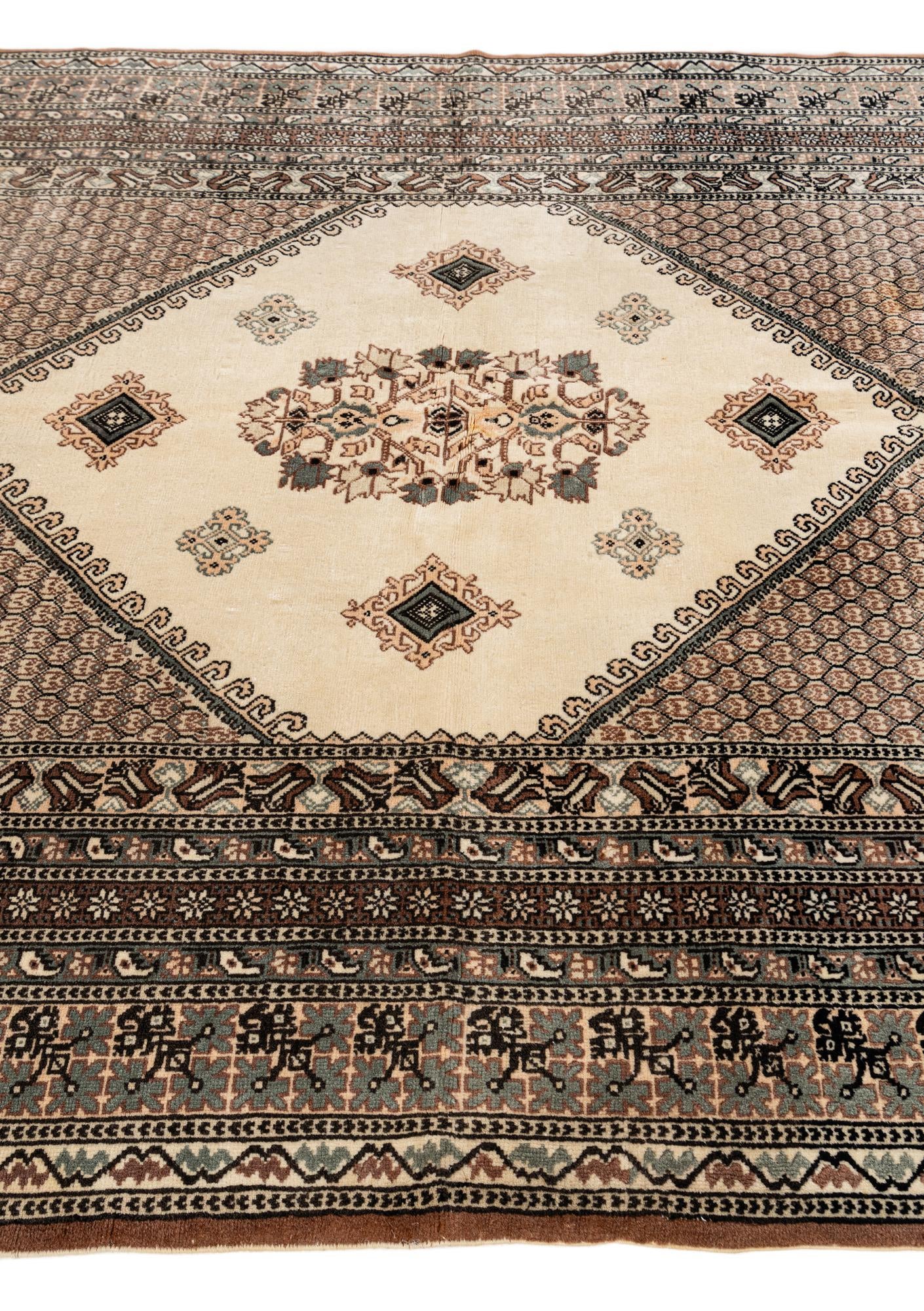 170cm x 240cm anudado a mano Lahour Alfombra Oriental Lana