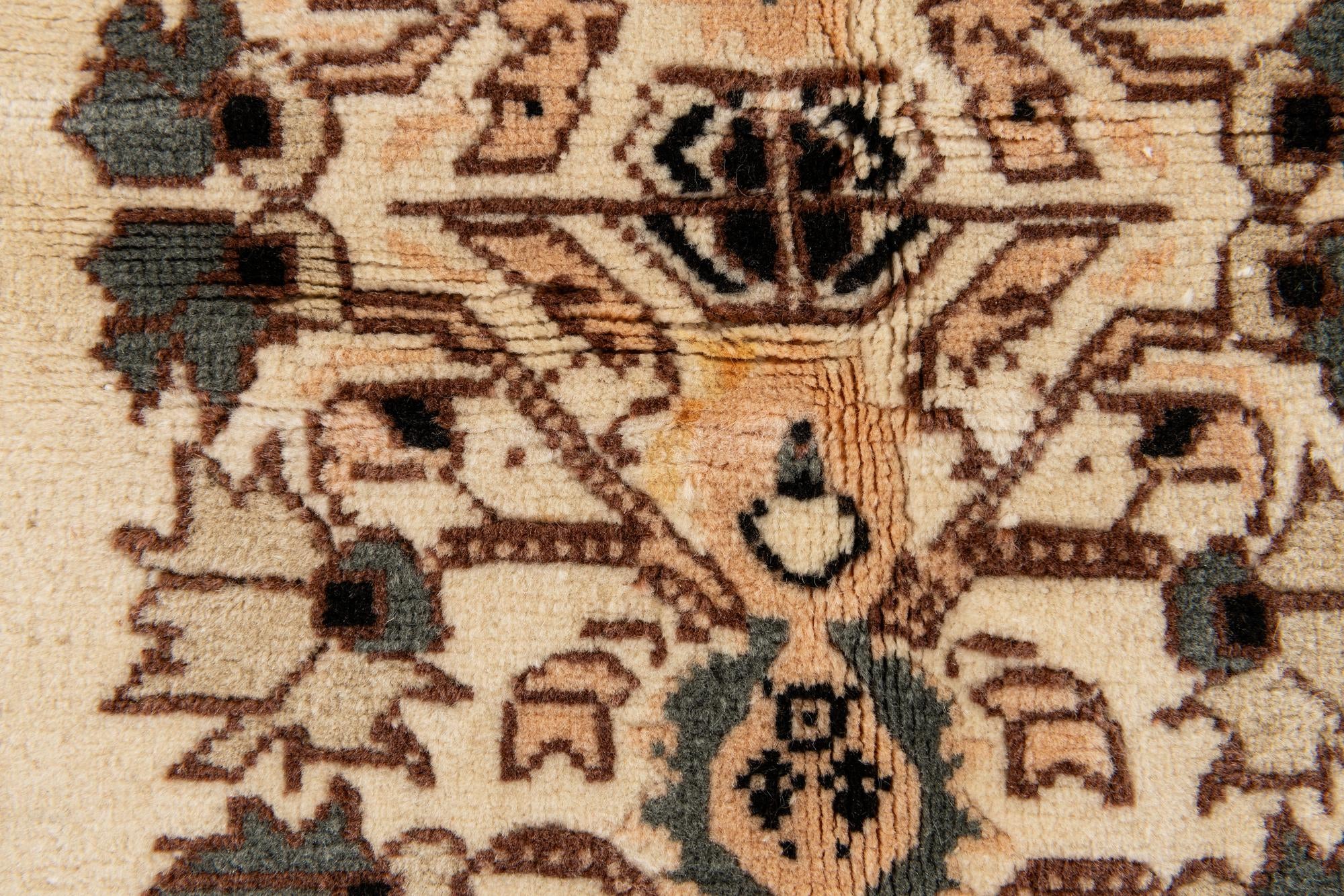 170cm x 240cm anudado a mano Lahour Alfombra Oriental Lana