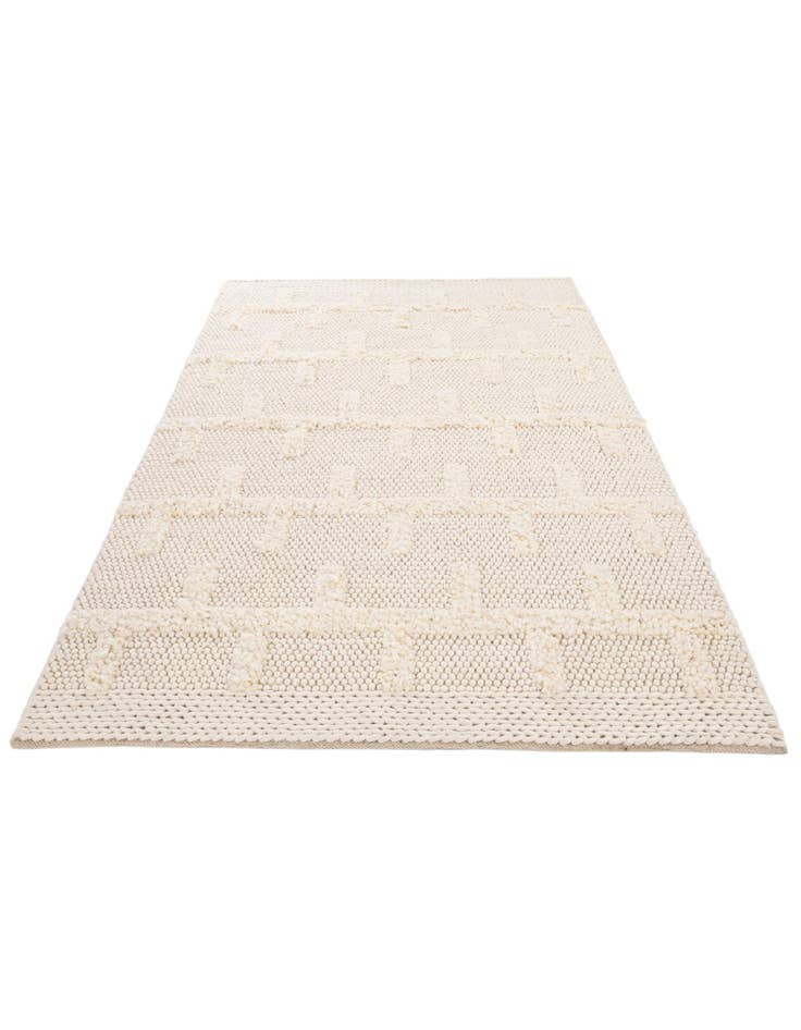 Detail image of 5' x 7' 8 Hand Woven Lana New Zealand Wool Rug