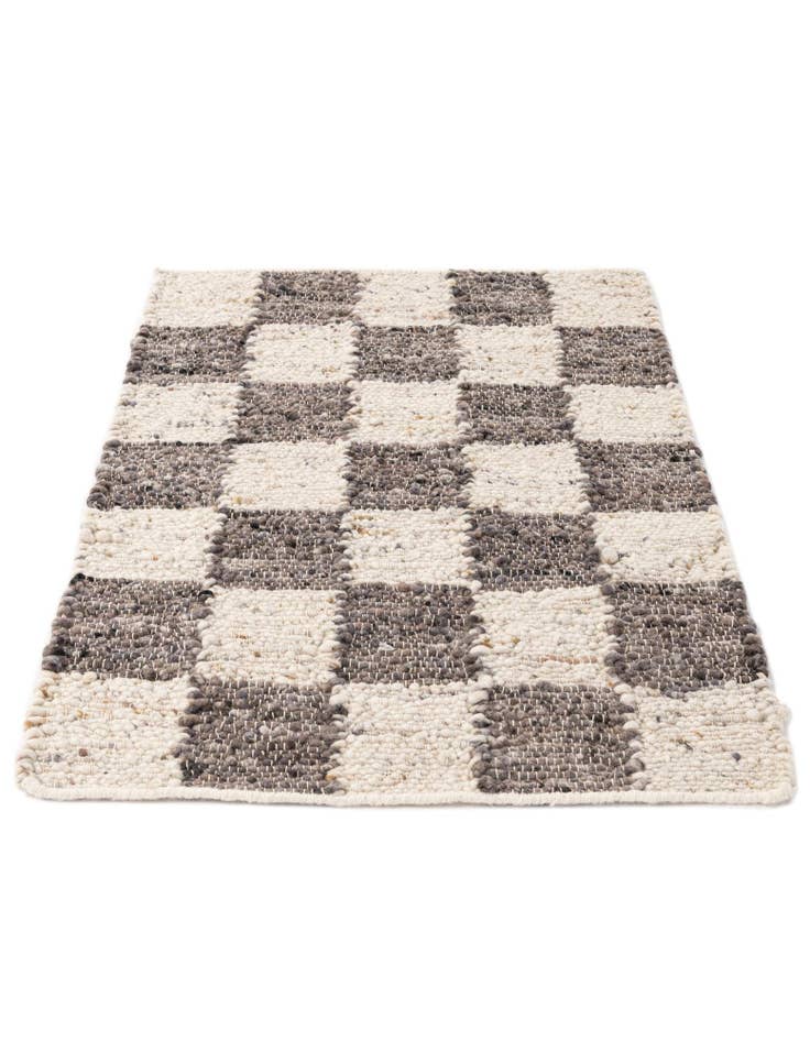 Detail image of 2' 3 x 3' 4  Hand Woven Lana New Zealand Wool Rug