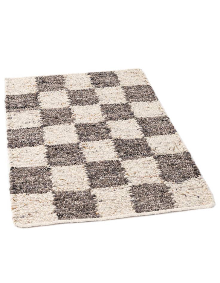 Detail image of 2' 3 x 3' 4  Hand Woven Lana New Zealand Wool Rug