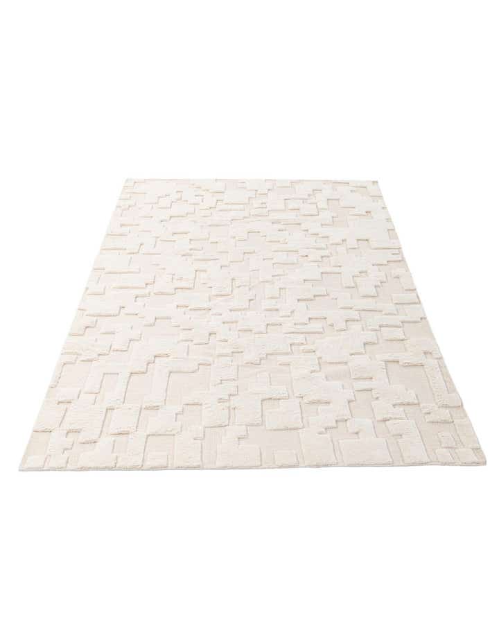 5' 2 x 8' 2 Hand Knotted Lana New Zealand Wool Rug