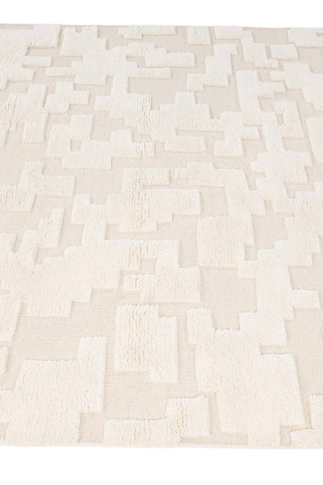 Detail image of 5' 2 x 8' 2 Hand Knotted Lana New Zealand Wool Rug