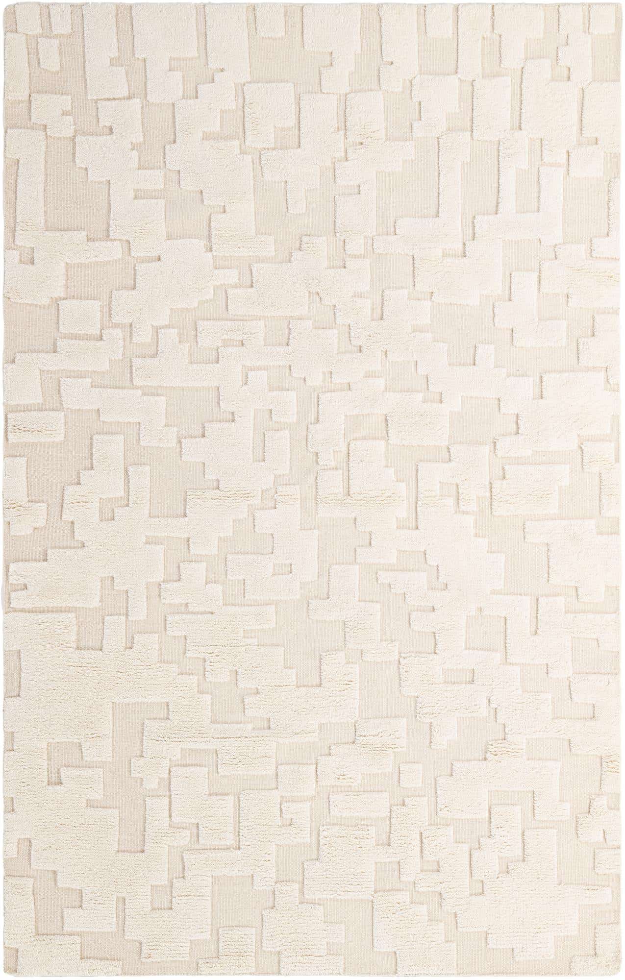 5' 2 x 8' 2 Hand Knotted Lana New Zealand Wool Rug