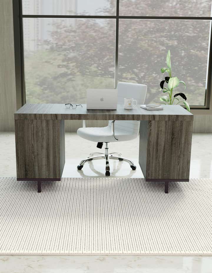 5' 1 x 8' Hand Woven Lana New Zealand Wool Rug