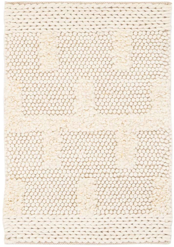2' x 3' 1 Hand Woven Lana New Zealand Wool Rug