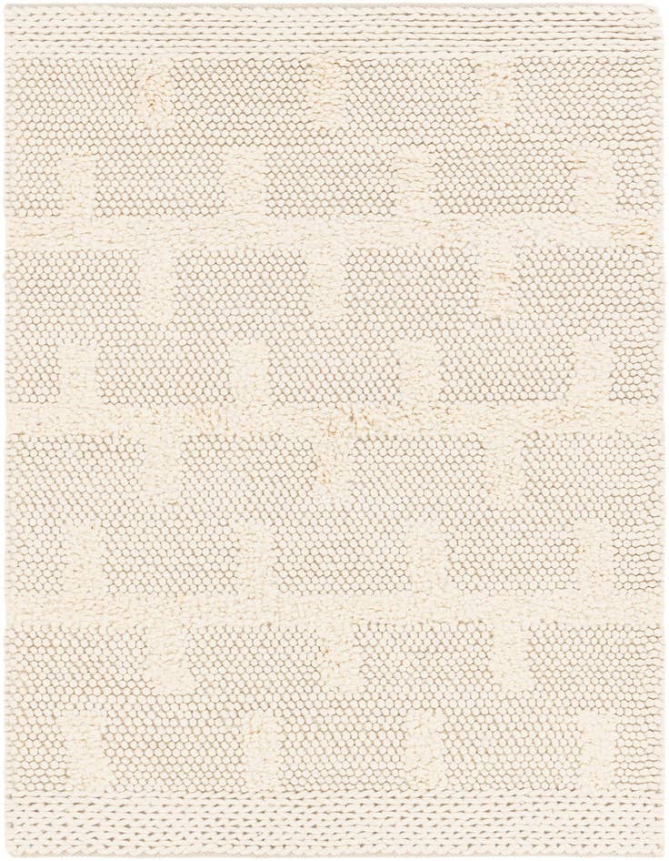 Detail image of 4' 1 x 6' 1 Hand Woven Lana New Zealand Wool Rug