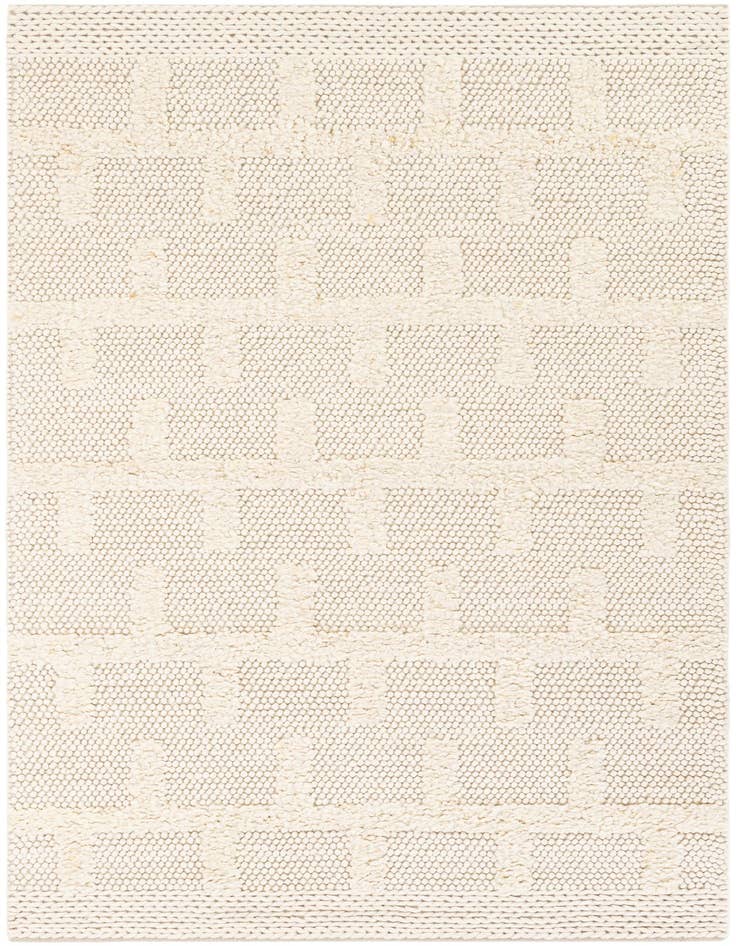 Detail image of 5' 1 x 8' Hand Woven Lana New Zealand Wool Rug