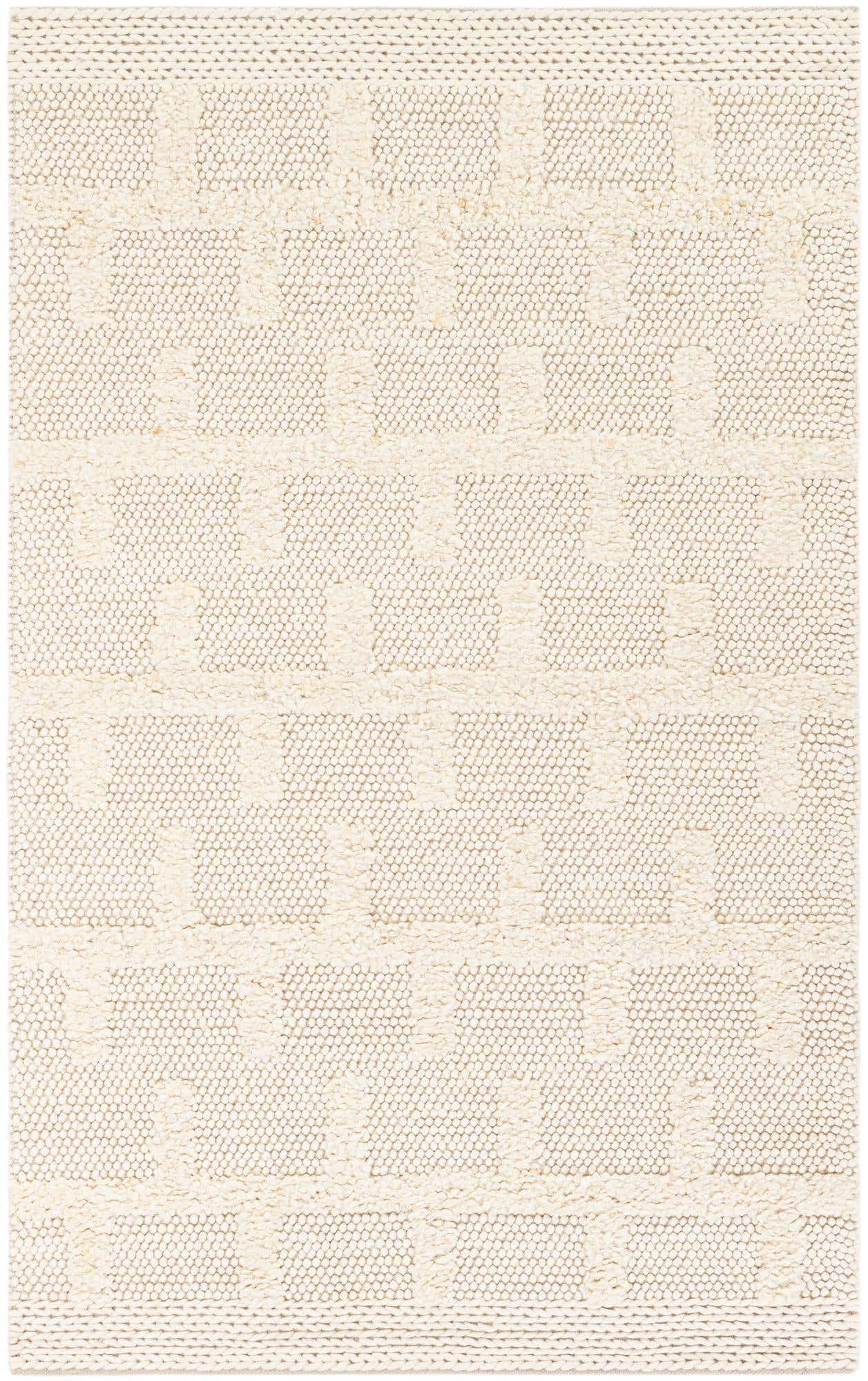 5' 1 x 8' Hand Woven Lana New Zealand Wool Rug