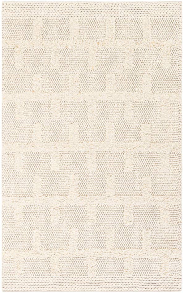 Detail image of 5' 1 x 8' Hand Woven Lana New Zealand Wool Rug