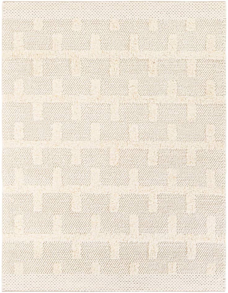 Detail image of 6' 1 x 9' Hand Woven Lana New Zealand Wool Rug