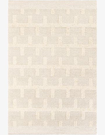 6' 1 x 9' Hand Woven Lana New Zealand Wool Rug