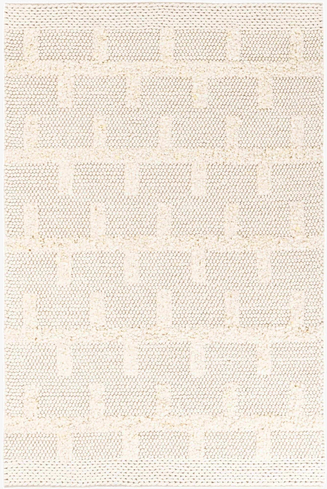 5' x 7' 8 Hand Woven Lana New Zealand Wool Rug