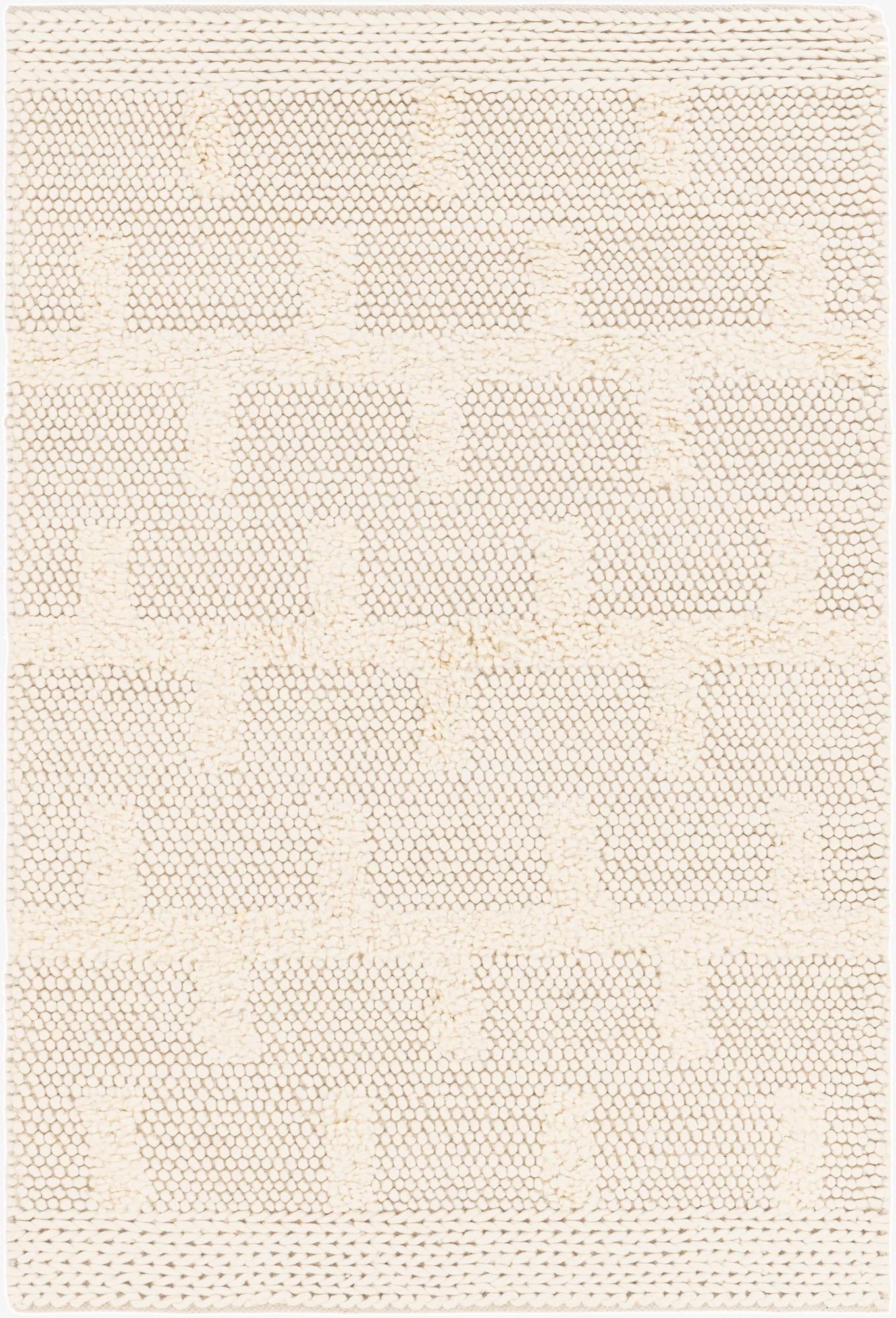 Primary image 4' 1 x 6' 1  Hand Woven Lana New Zealand Wool Rug