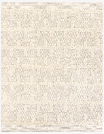 Ivory Hand Woven Lana New Zealand Wool Rug
