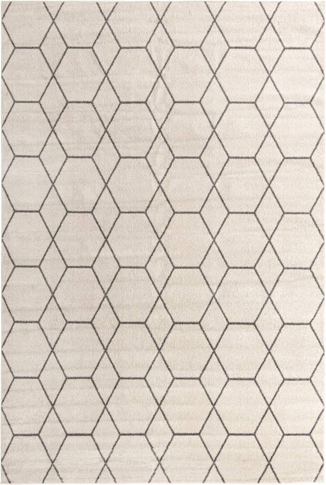 Detail image of 4' x 6' Lattice Frieze Rug