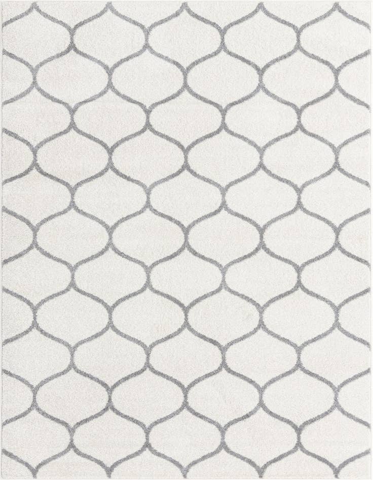 Detail image of 7' x 10' Lattice Frieze Rug