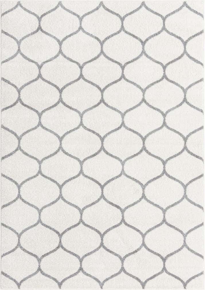 7' x 10' Lattice Frieze Rug