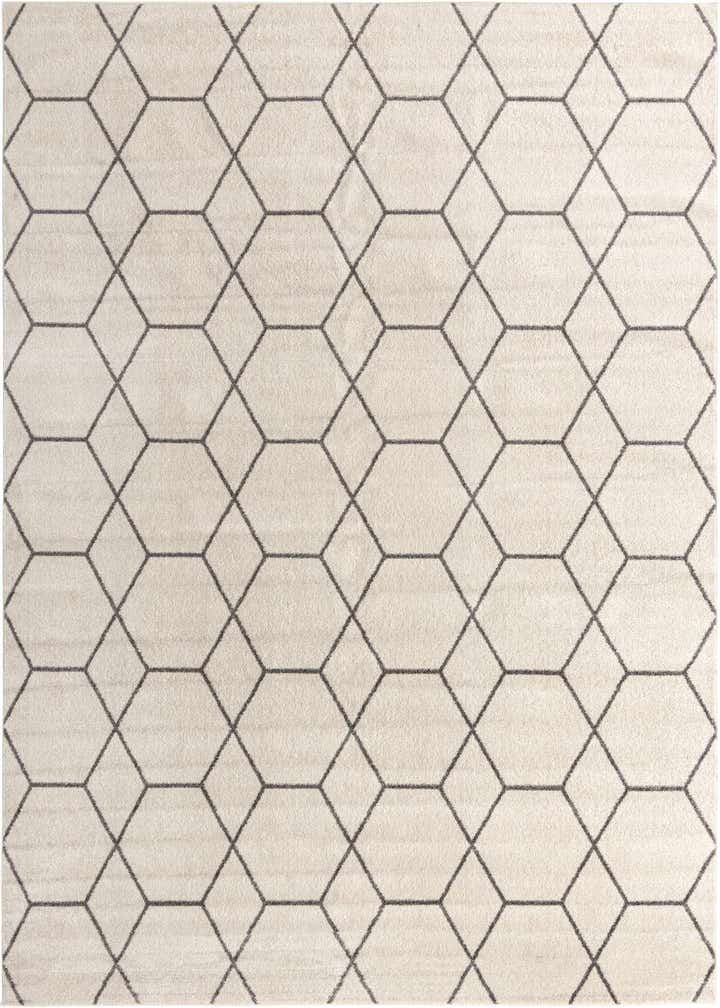 10' x 14' Lattice Frieze Rug
