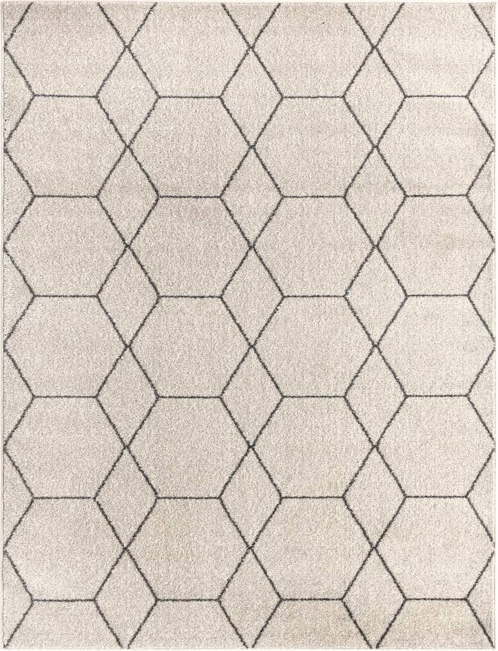 Detail image of 10' x 13' Lattice Frieze Rug