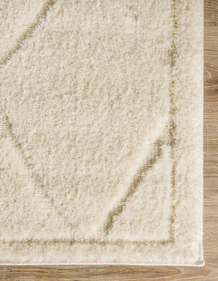 Detail image of 4' x 6' Lattice Shag Rug