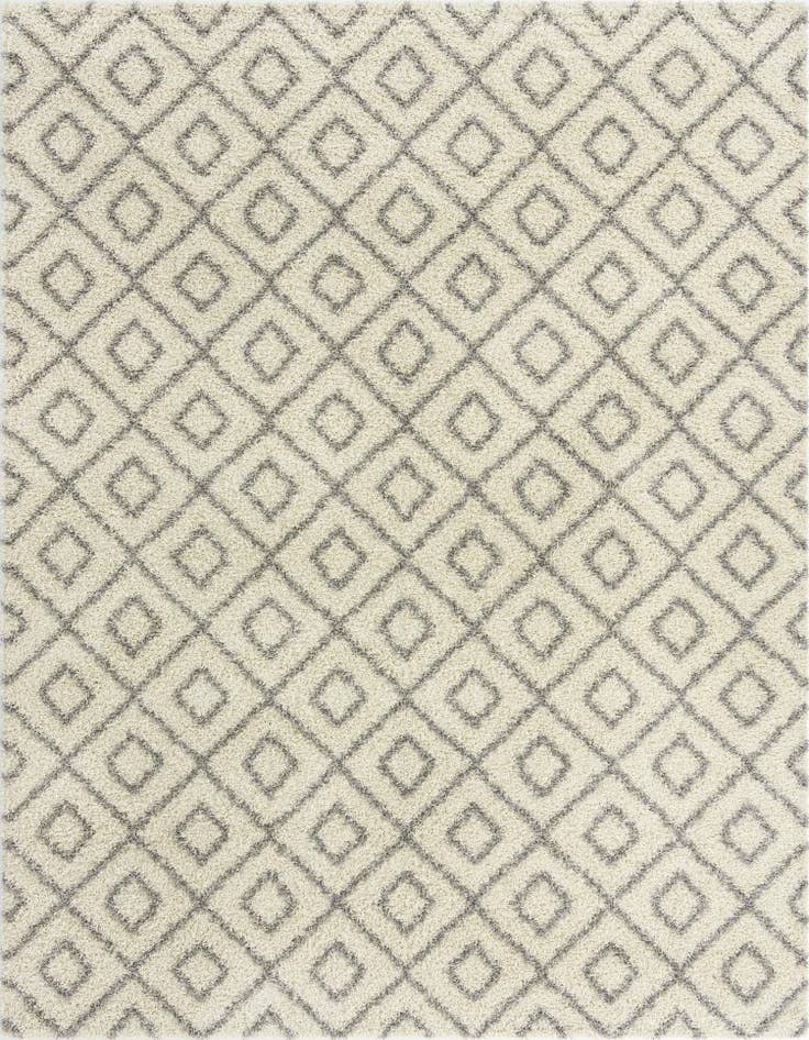 Detail image of 10' 8 x 14' Lattice Shag Rug
