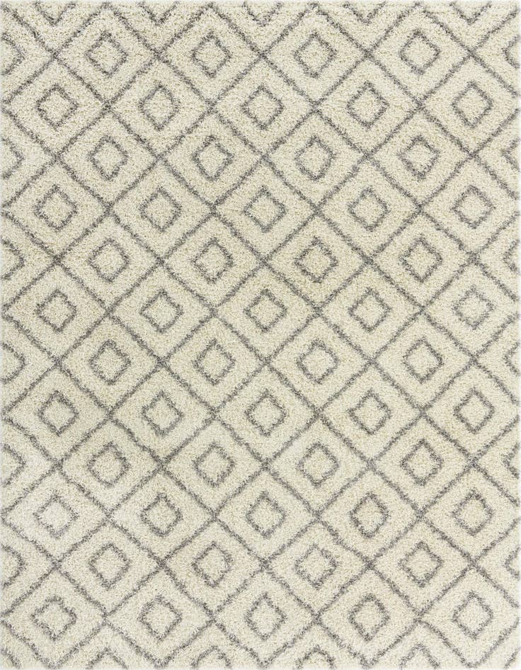 Detail image of 9' x 12' Lattice Shag Rug