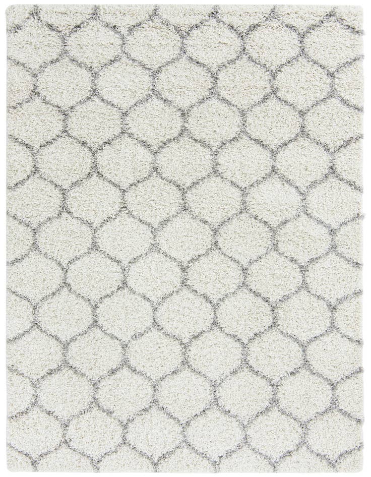 Detail image of 6' x 9' Lattice Shag Rug