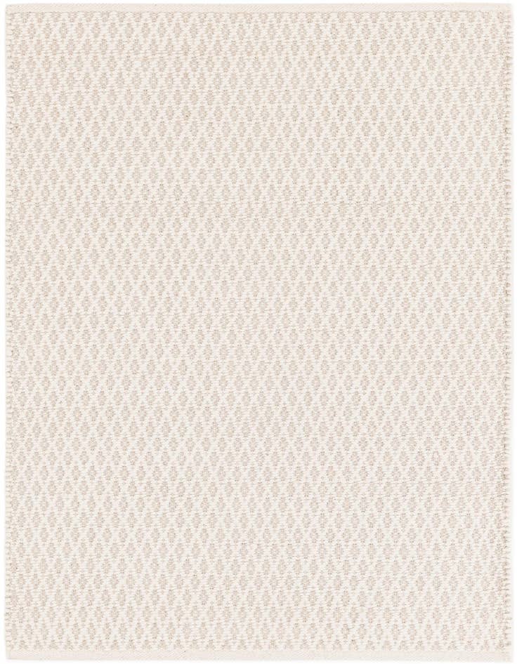 Detail image of 3' 3 x 5' 3 Hand Woven Lattice Wool Rug
