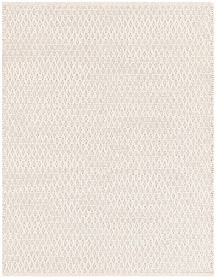 Detail image of 4' 1 x 6' 1 Hand Woven Lattice Wool Rug