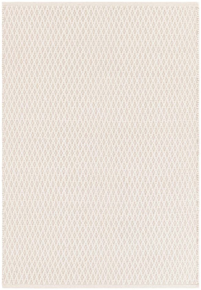 Detail image of 4' 1 x 6' 1 Hand Woven Lattice Wool Rug