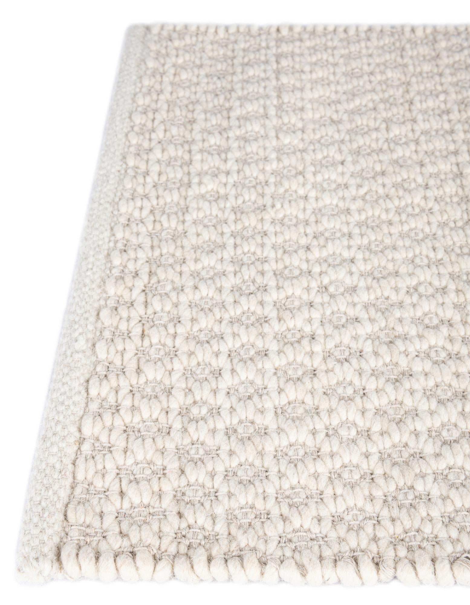 7' 10 x 10' Hand Woven Lattice Wool Rug