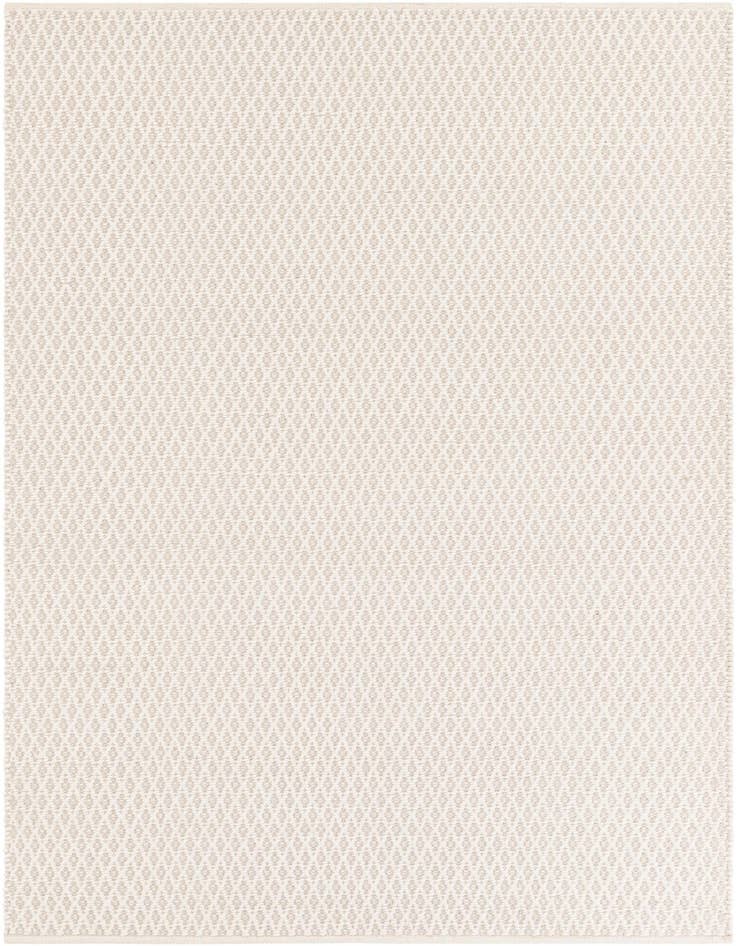 Detail image of 5' 1 x 8' Hand Woven Lattice Wool Rug