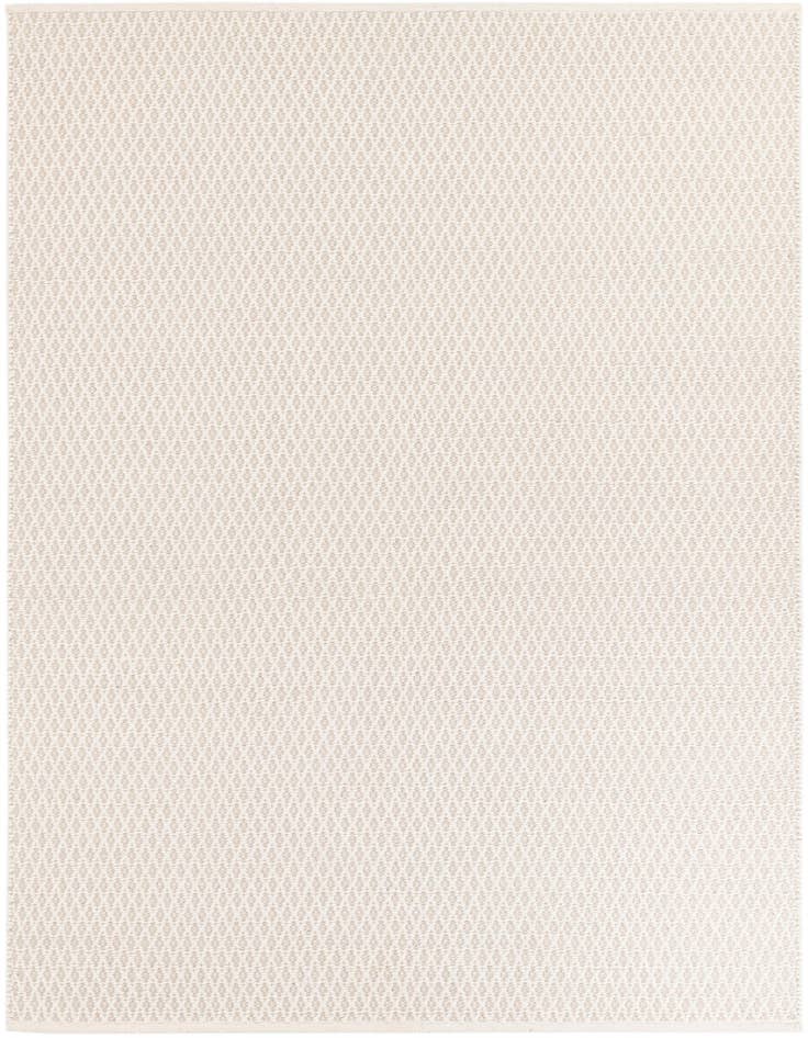 Detail image of 6' 1 x 9' Hand Woven Lattice Wool Rug