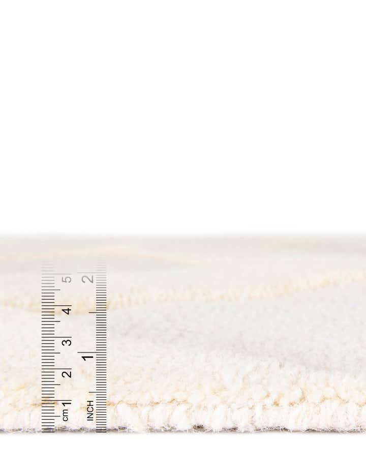 8' x 10' Hand Woven Lattice Wool Rug