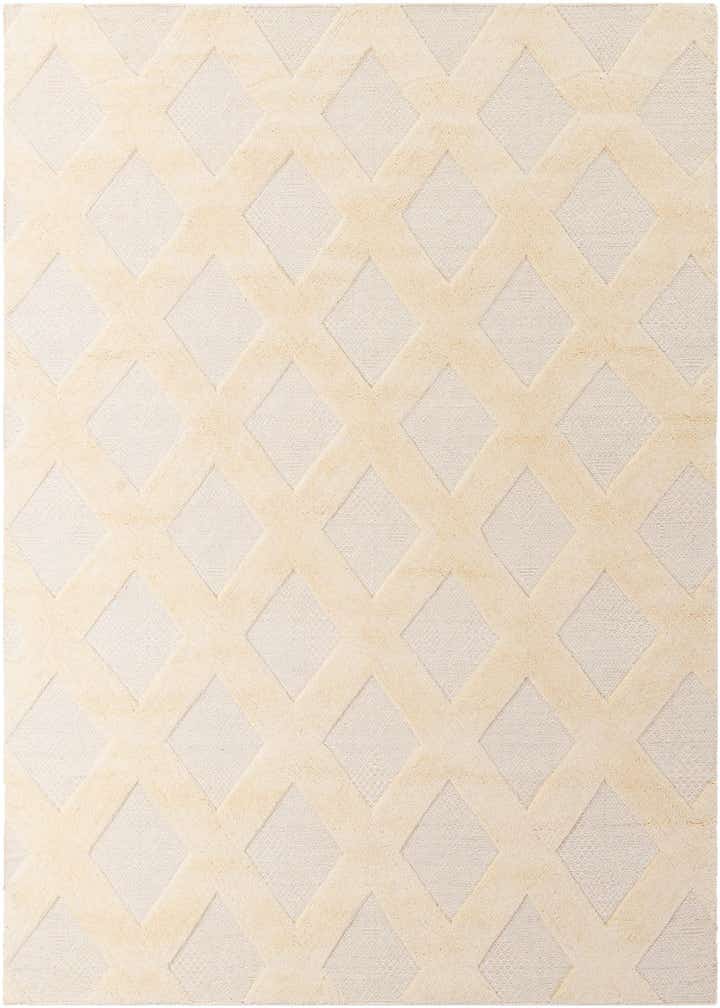 8' x 10' Hand Woven Lattice Wool Rug