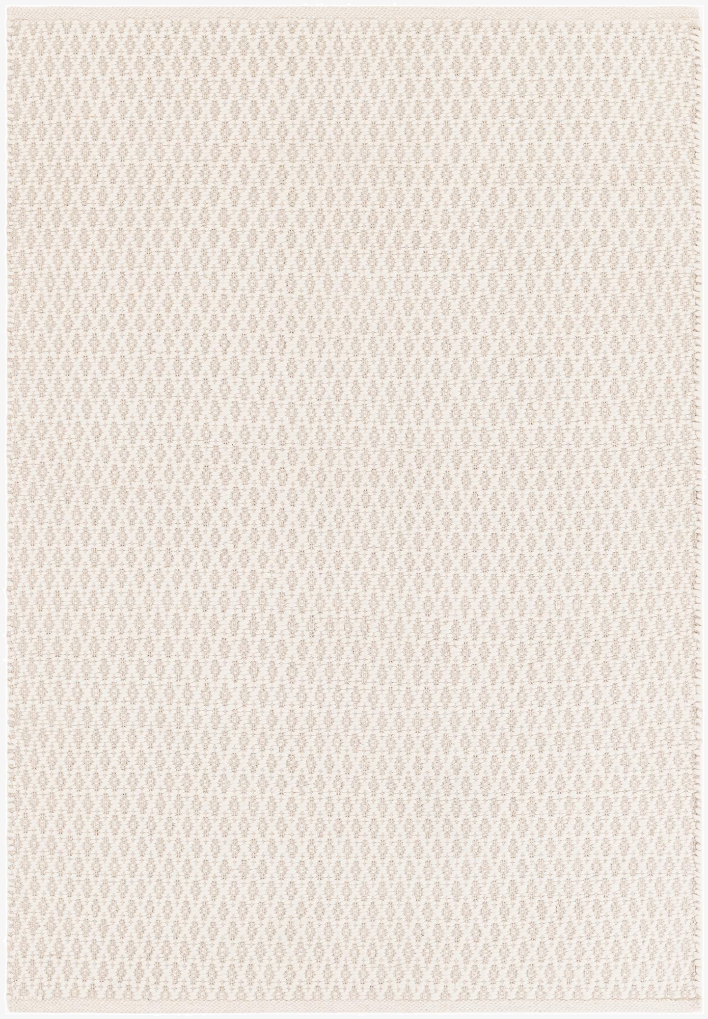 4' 1 x 6' 1  Hand Woven Lattice Wool Rug