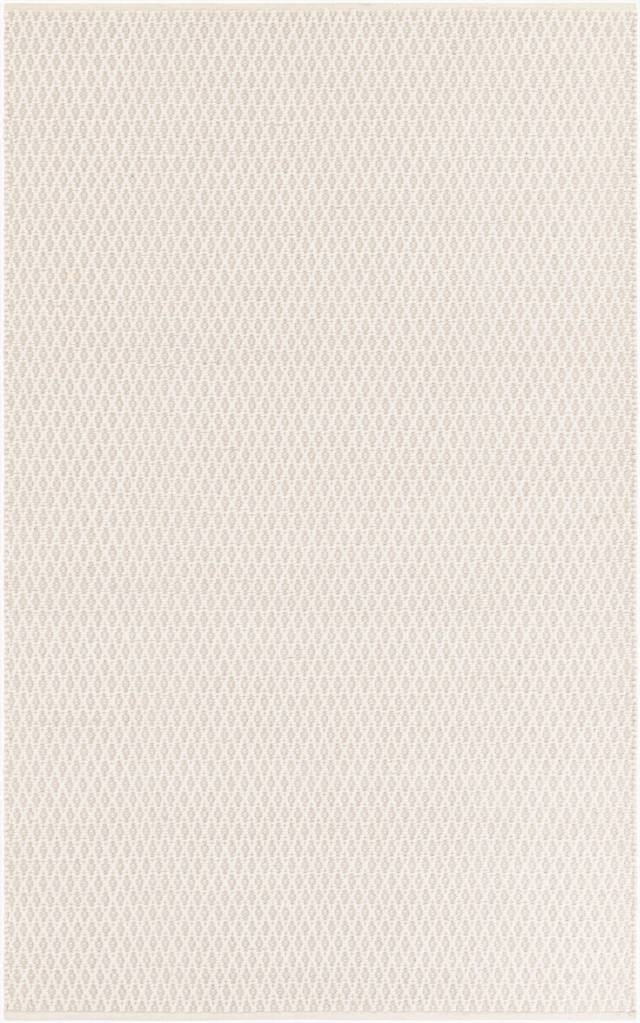 5' 1 x 8'  Hand Woven Lattice Wool Rug