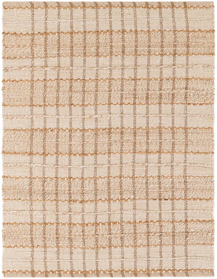 Detail image of 4' 1 x 6' 1 Hand Braided Laurel Handwoven Jute Rug