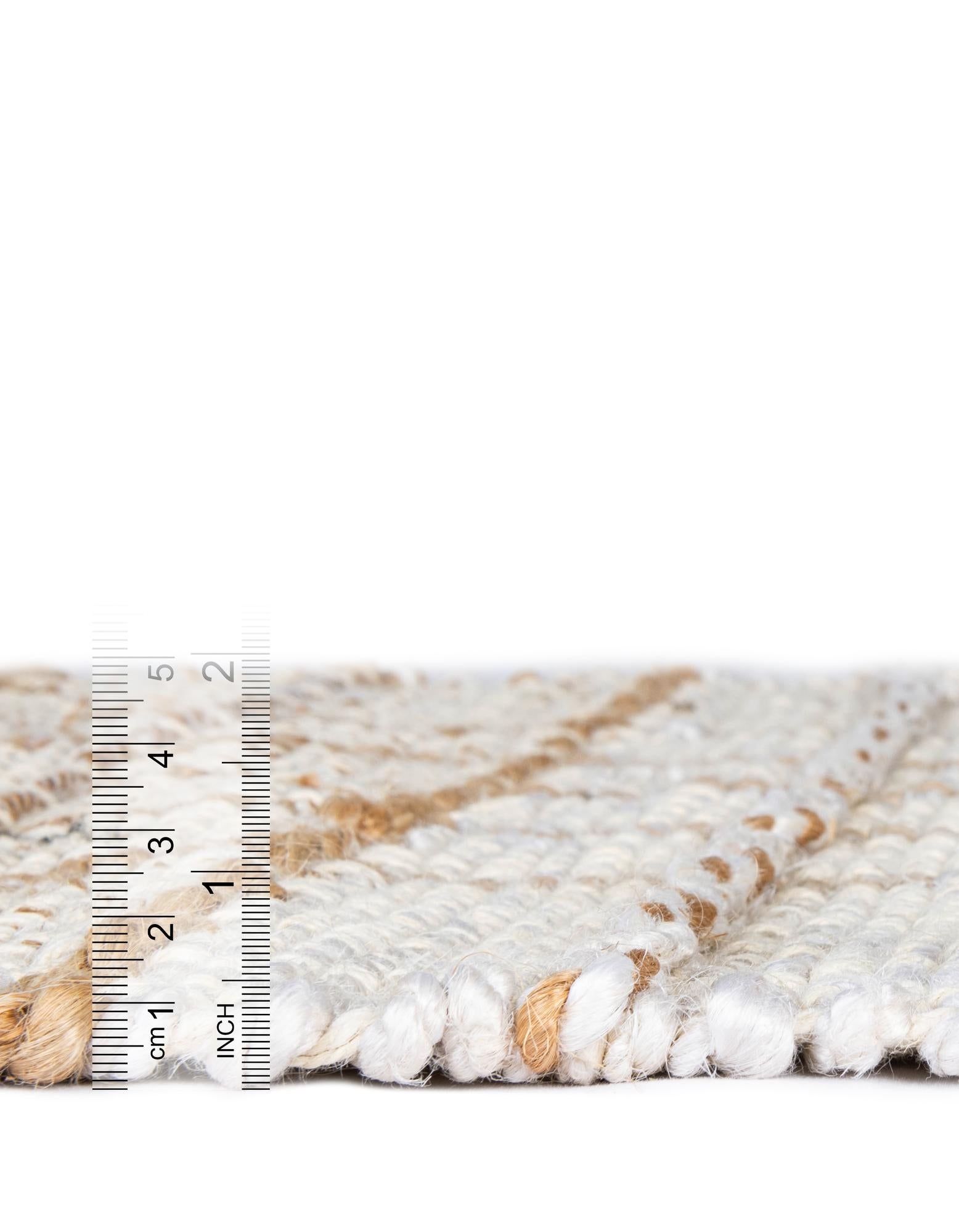 9' x 12' Hand Braided Laurel Handwoven Jute Rug