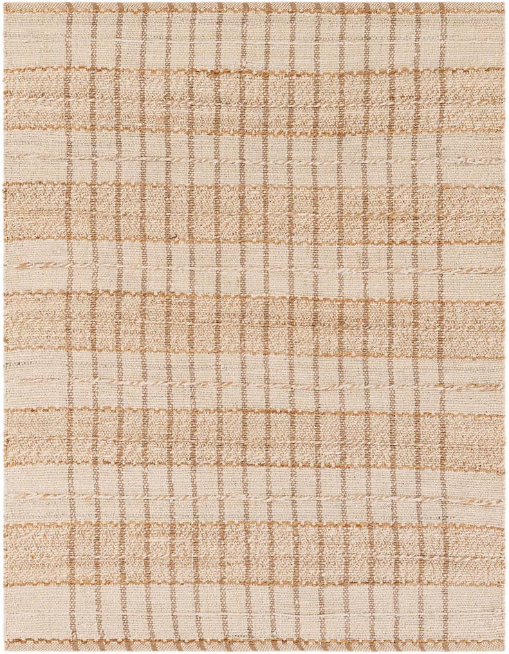 Detail image of 5' 1 x 8' Hand Braided Laurel Handwoven Jute Rug