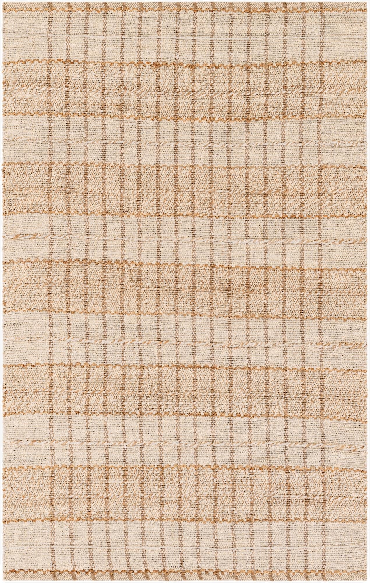 5' 1 x 8'  Hand Braided Laurel Handwoven Jute Rug