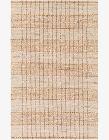 Ivory Hand Braided Laurel Handwoven Jute Rug