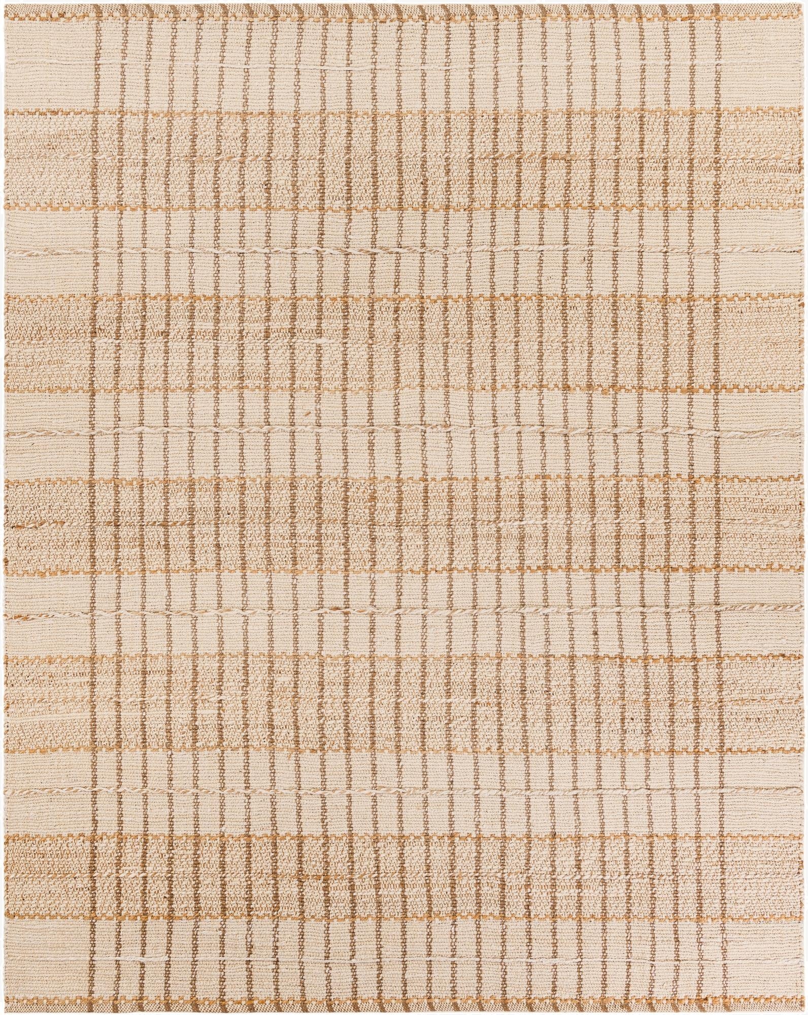 7' 10 x 10'  Hand Braided Laurel Handwoven Jute Rug