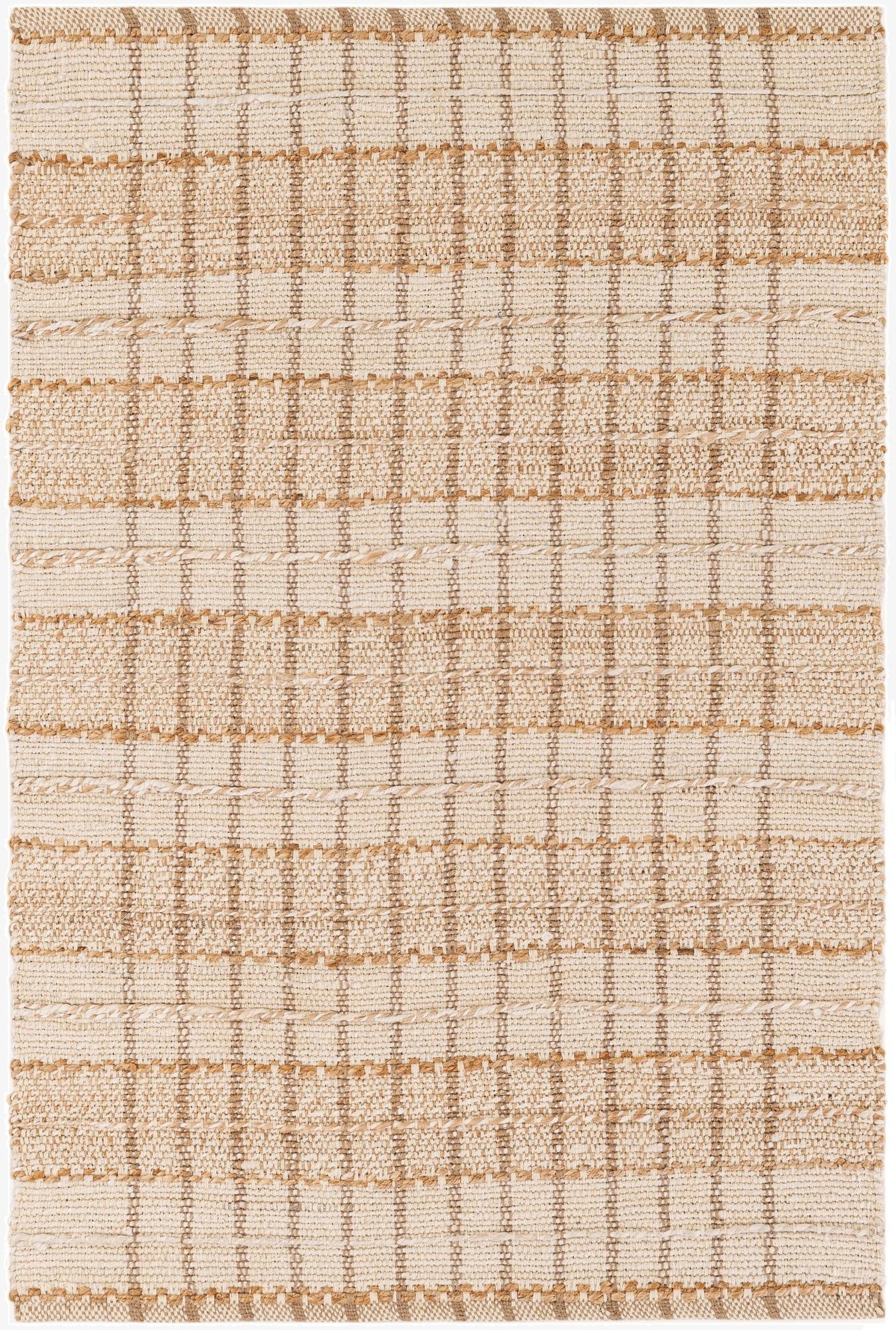 4' 1 x 6' 1  Hand Braided Laurel Handwoven Jute Rug