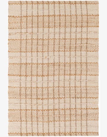 Ivory Hand Braided Laurel Handwoven Jute Rug