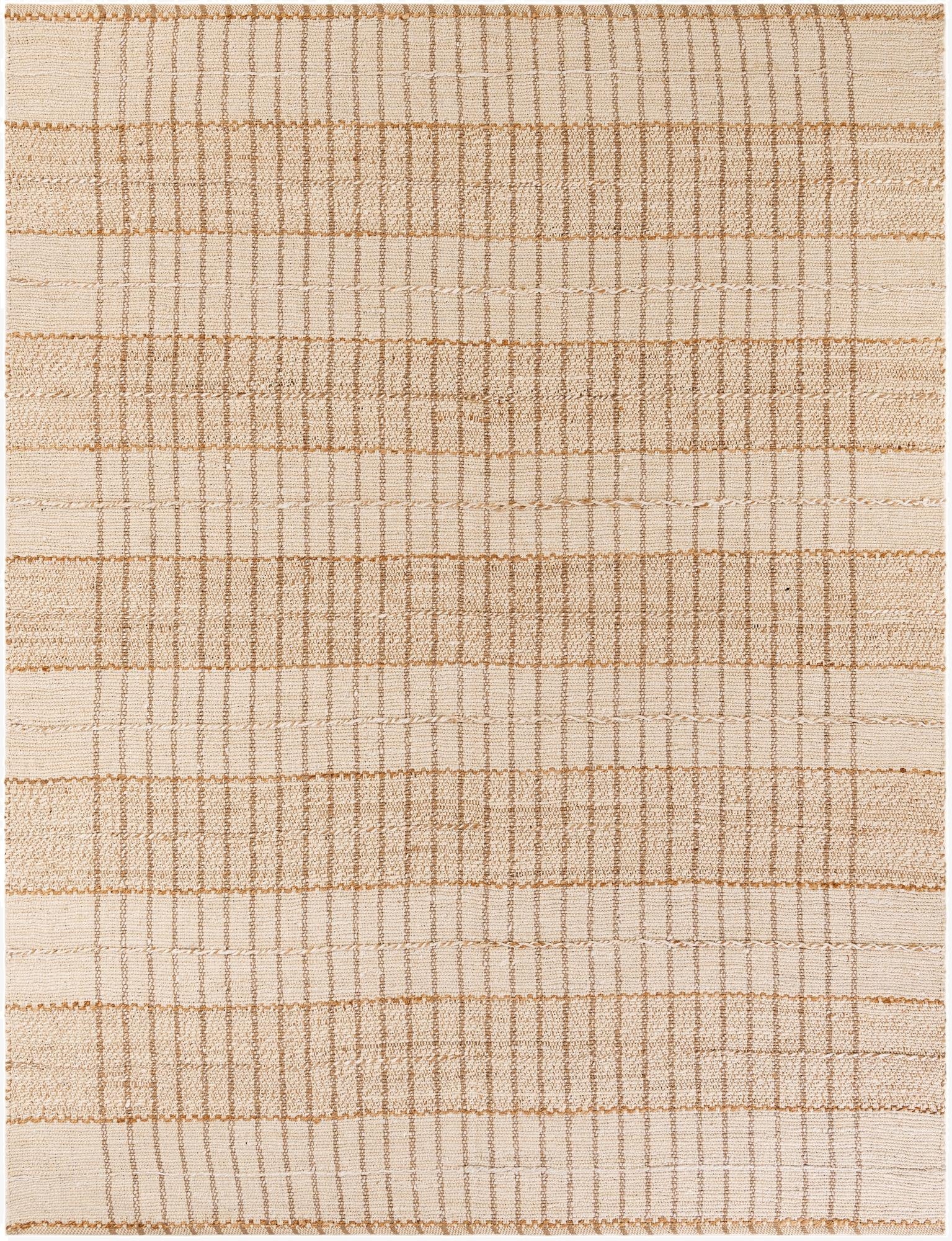 9' x 12'  Hand Braided Laurel Handwoven Jute Rug